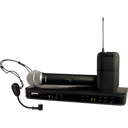 SHURE BLX1288E/PG30 K3E 606-630 MHz двухканальная радиосистема с ручным передатчиком PG58 и гарнитурой PG30 - фото 156192