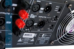 Профессиональный низкоомный двухканальный усилитель мощности, 2 XLR балансных входа, 2 XLR Link out, 4-8ohm, STEREO/PARALLEL: 4ohm - 1500W x 2 / 8ohm - 1000W x 2, BRIDGE: 8ohm - 2500W, 3U - фото 156613