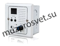 Настенный зональный удаленный контроллер управления CVGaudio PMM-380 CAT5e/6, громкость, выбор входа, удаление 100/150m, белый пластик - фото 156960