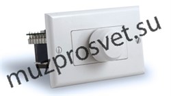 Регулятор громкости настенный двухканальный 2х100W/4-8Ohm,  11-позиционный+off, система выравнивания импеданса - фото 157041