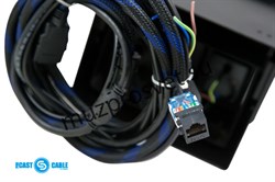 PROCAST Cable TС-16 Врезной модуль с откидной крышкой для комплексного подключения AV устройств к мультимедийной системе - фото 157090