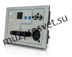 Настенный зональный удаленный контроллер управления CVGaudio PMM-380 CAT5e/6 с линейным (2RCA) и микрофонным (XLR) входами, громкость, выбор входа, удаление 100m, алюминий - фото 157248