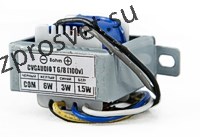 Трансформатор понижающий для подключения 8ohm акустических систем к 100V трансляционной линии, мощность 6W / 3W / 1.5W - 100V - фото 157285