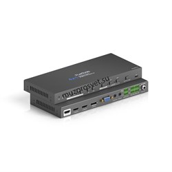 Коммутатор (Свитчер) мультиформатный PureTools PT-PSW-41H с масштабированием сигнала 4x1, поддержка 4K. Выходы: HDMI и Audio (3 Pin Phoenix). - фото 158914