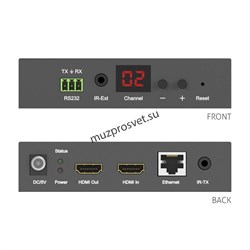 Приемник PureTools PT-IPAV-E2-RX, 2K HDMI сигнала через IP - фото 159014