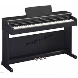 YAMAHA YDP-164B - клавинова 88 кл. GH3, 10 тембров, 192 полиф., 3 педали, крышка кл., (черный) - фото 159469