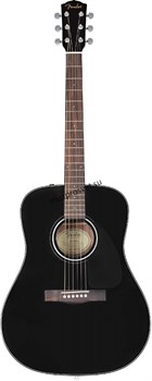 FENDER CD-60 DREAD V3 DS BLK WN акустическая гитара, цвет черный - фото 159904