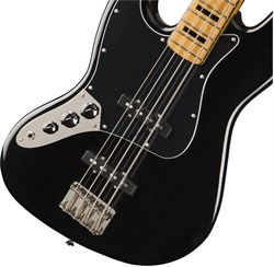 FENDER SQUIER SQ CV 70s JAZZ BASS LH MN BLK 4-струнная бас-гитара (левостороння модель), цвет черный - фото 159942