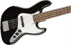 FENDER SQUIER SQ AFF J BASS V LRL BLK 5-струнная бас-гитара, цвет чёрный - фото 159947