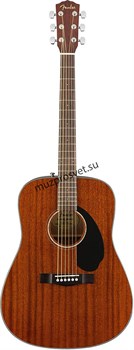 FENDER CD-60S DREAD ALL-MAH WN акустическая гитара, цвет натуральный - фото 159970