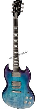 GIBSON SG MODERN BLUEBERRY FADE электрогитара, цвет синий, в комплекте кейс - фото 160165