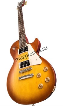 GIBSON Les Paul Tribute Satin Iced Tea электрогитара, цвет санберст, в комплекте кожаный чехол - фото 160281