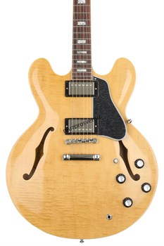 GIBSON 2019 ES-335 FIGURED DARK NATURAL полуакустическая электрогитара, цвет натуральный, в комплекте кейс - фото 160314