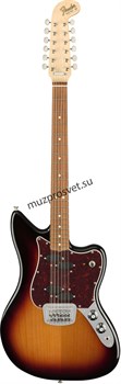 FENDER ELECTRIC XII PF 3TSB 12-струнная электрогитара, цвет санберст, в комплекте чехол - фото 160343