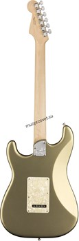FENDER AM ELITE STRAT EB SATIN JPM электрогитара, цвет зеленый металлик, в комплекте кейс - фото 160604