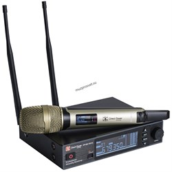 Direct Power Technology DP-200 VOCAL вокальная радиосистема с ручным металлическим передатчиком и ЖК-дисплеем - фото 160896