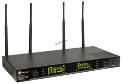 Direct Power Technology DP-220 VOCAL двухканальная вокальная радиосистема с ручными металлическими передатчиками и ЖК-дисплеем - фото 160905