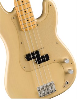 FENDER VINTERA '50S PRECISION BASS®, MAPLE FINGERBOARD, VINTAGE BLONDE 4-струнная бас-гитара, цвет бежевый, в комплекте чехол - фото 161045