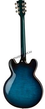 GIBSON 2019 ES-335 Dot, Blues Burst гитара полуакустическая, цвет санберст в комплекте кейс - фото 161098