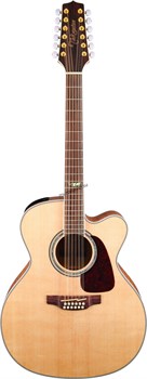 TAKAMINE G70 SERIES GJ72CE-12NAT 12-ти струнная электроакустическая гитара типа Jumbo, цвет натуральный. - фото 161292