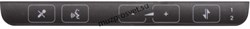 SHURE FP 5981 F OL5 5PK Накладка №5 для Делегата с кнопками : селектор каналов , громкость '+' и '-', вкл и выкл микрофон. 5 шт. - фото 161886