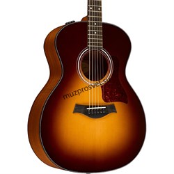TAYLOR 114e-SB электроакустическая гитара, цвет санбёрст, в комплекте чехол - фото 162000