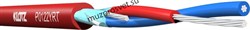 KLOTZ P0122YRT балансный (микрофонный) кабель, AWG24, структура 1 x 2 x 0.22 mm?, оболочка FRNC, цвет красный - фото 162059