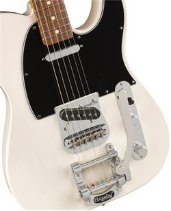 FENDER VINTERA '60S TELECASTER® BIGSBY, PAU FERRO FINGERBOARD, WHITE BLONDE электрогитара, цвет белый, в комплекте чехол - фото 162226