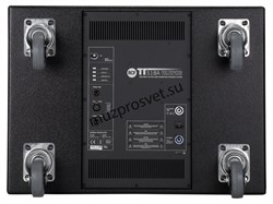 RCF TTS 18-A II (13000545)  Активный сабвуфер прямого излучения, мощность 1400 Вт, 137 дБ, 30 Гц - 120 Гц, динамик 18"(4"v.c.), управляемый DSP, RDNet, задержка, ФВЧ, деревянный корпус, 540 х 708 х 732 мм, 52 кг, возможность установки штатива для сателлит - фото 162578