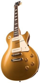 GIBSON Les Paul Standard 50s P-90 Goldtop электрогитара, цвет золотой, в комплекте кейс - фото 163176