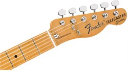 FENDER VINTERA '70S TELECASTER® CUSTOM, MAPLE FINGERBOARD, BLACK электрогитара, цвет чёрный, в комплекте чехол - фото 163306