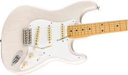 FENDER VINTERA '50S STRATOCASTER®, MAPLE FINGERBOARD, WHITE BLONDE электрогитара, цвет белый, в комплекте чехол - фото 163321