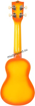 KALA MK-SD/ORBURST MAKALA ORANGE BURST DOLPHIN UKULELE укулеле сопрано, цвет Orange Burst - фото 163591