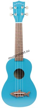 KALA MK-SS/BLU MAKALA SHARK, SOPRANO UKULELE, MAKO BLUE укулеле сопрано, цвет голубой - фото 163593