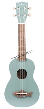 KALA MK-SS/GRY MAKALA SHARK, SOPRANO UKULELE, SHARK FIN GRAY, VINTAGE FINISH укулеле сопрано, цвет серый - фото 163597