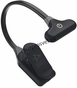 K&M 85625-000-55 подсветка для пюпитра Mighty Bright - Nu Flex, 3 LED, чёрная - фото 163738