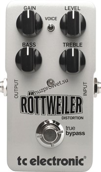 TC ELECTRONIC Rottweiler Distortion напольная аналоговая гитарная педаль high gain дисторшн. - фото 163739