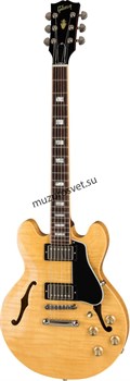 GIBSON 2019 ES-339 FIGURED Dark Natural полуакустическая гитара, цвет Dark Natural, кейс в комплекте - фото 163773
