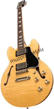 GIBSON 2019 ES-339 FIGURED Dark Natural полуакустическая гитара, цвет Dark Natural, кейс в комплекте - фото 163775