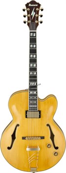 IBANEZ PM2-AA электрогитара полуакустическая, модель Pat Metheny, цвет натуральный, кейс - фото 163802
