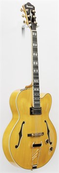 IBANEZ PM2-AA электрогитара полуакустическая, модель Pat Metheny, цвет натуральный, кейс - фото 163805