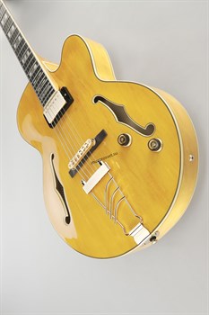 IBANEZ PM2-AA электрогитара полуакустическая, модель Pat Metheny, цвет натуральный, кейс - фото 163806