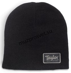 TAYLOR 00114 Beanie,Taylor Patch,Black,9' Шапка с логотипом Taylor, цвет черный - фото 164206