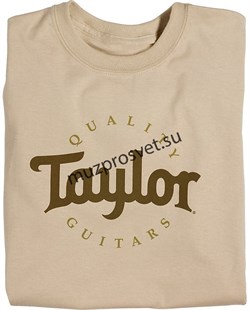 TAYLOR 16514 Two-Color Logo T, Sand-S Футболка, цвет песочный, размер S - фото 164282