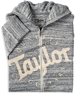 TAYLOR 22994 Hoody,Full Zip,Urban Grey,S Свитшот мужской, цвет серый, размер S - фото 164300
