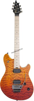 EVH WG STD, MPL FB, QM, TRI FADE электрогитара, цвет янтарный - фото 164409