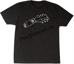 GRETSCH HEADSTOCK TEE GRY 2XL футболка, цвет серый, размер 2XL - фото 164531