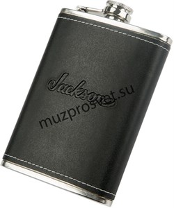 JACKSON LOGO FLASK BLK Фляжка с лого Jackson, сталь/кожа - фото 164587