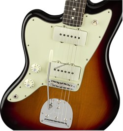 FENDER AM PRO JZMSTR RW 3TS LH электрогитара (левосторонняя модель), цвет санберст, кейс в комплекте - фото 164592