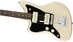 FENDER AM PRO JZMSTR RW OWT LH электрогитара (левосторонняя модель), цвет белый, кейс в комплекте - фото 164598